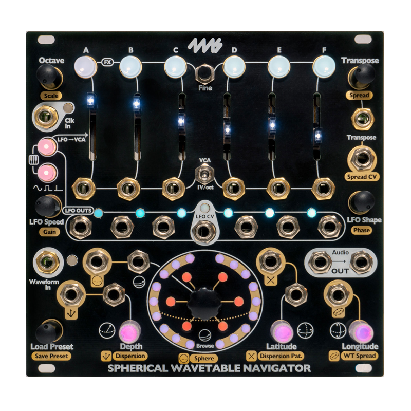 4ms Spherical Wavetable Navigator (SWN) – Control