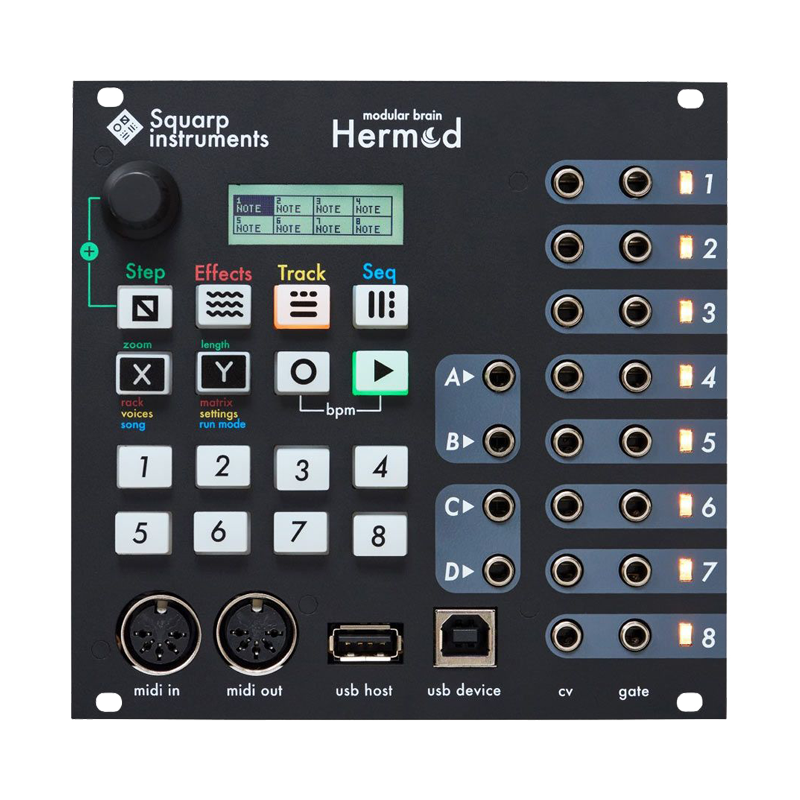 Squarp Hermod - Sequencer and Midi to CV Modular Brain